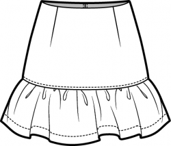 skirt clipart black and white 9 | Clipart Station
