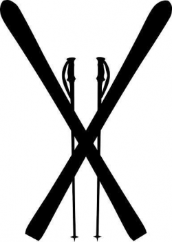 Crossed Skis Logo Pretzels Like Clipart | Design | Pinterest ...