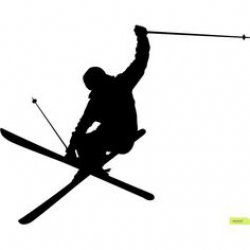 Freestyle Skiing Clipart