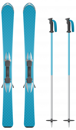 Blue Skis PNG Clipart Image | Gallery Yopriceville - High-Quality ...