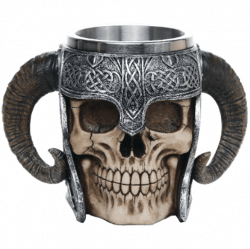 Viking Warrior Skull Helmet Mug - CC11744 by Medieval Collectibles