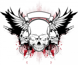 14 Skull Vector PSD Images - Clan Logo Design, Free Skull Vector and ...