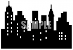 City Skyline Template | City Skyline - Royalty Free Clipart ...