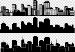 City illustration collage, City Silhouette Skyline Building ...