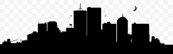 New York City Skyline Silhouette Clip Art, PNG, 1024x324px ...