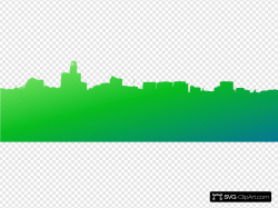 Green Skyline Clip art, Icon and SVG - SVG Clipart