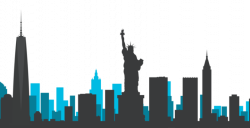 Manhattan Skyline Drawing Clip art - Silhouette 780*400 transprent ...