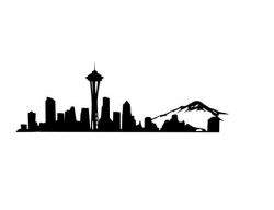 Seattle Skyline Decal Seattle Decal Space Needle | Coby ...