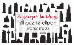 City Silhouette, Urban skyline clipart, Infographic Clip Art, Buildings  Svg, skyscrapers png, city skyline svg, skyline clipart, city vector