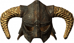 Elder Scrolls Skyrim Helmet Close Up transparent PNG - StickPNG