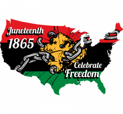 Customizable Decal Design - Juneteenth USA - No minimums