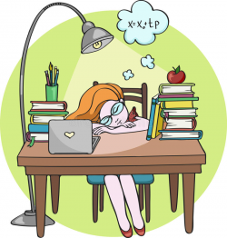 Sleeping at desk clipart 2 » Clipart Station