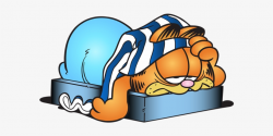 Sleeping Garfield Cartoon Transparent Png Clip Art - Due To ...