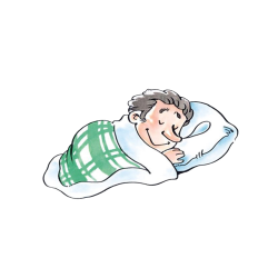 Sleep Cartoon Illustration - A sleeping old man 5000*5000 transprent ...