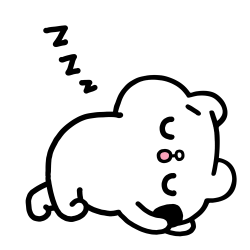 Zzz Sleeping Sticker by SONGSONGMEOW for iOS & Android | GIPHY