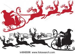 Free Sleigh Clipart big santa, Download Free Clip Art on ...