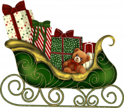 Santa sleigh PNG images free download
