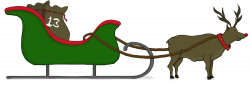 Santa sleigh PNG images free download