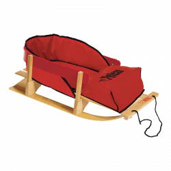 Pelican Wooden Baby Sleigh with Cushion | Atmosphere.ca
