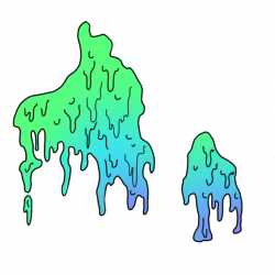 slime drip drips dripping - Sticker by Kassidy