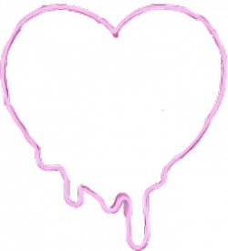 heart pink glow love slime drip purplefreetoedit...