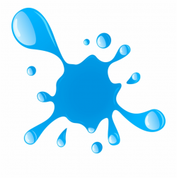 Splatter Clipart Paint Splash - Blue Slime Png, Transparent ...