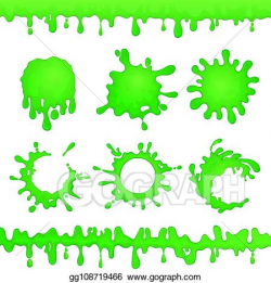 Vector Art - Slime. Clipart Drawing gg108719466 - GoGraph