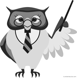 Smart Owl Clipart - ClipartBlack.com