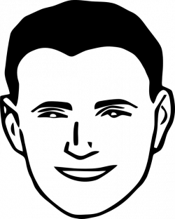 Happy Face Man Clipart