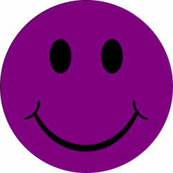 Dark Purple Happy Clip Art at Clker.com - vector clip art online ...