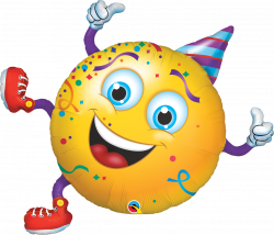 Smiley Party Guy Foil Balloon 38
