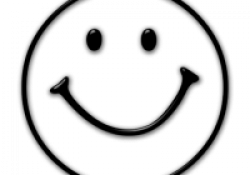 smiley face clip art black and white smiley face black and white ...