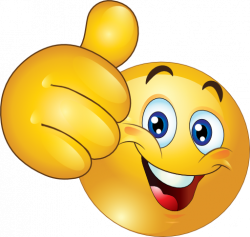 Thumbs Up Happy Smiley Emoticon Clipart Royalty Free | beginning ...