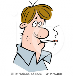 Smoking Clipart #1275460 - Illustration by Johnny Sajem
