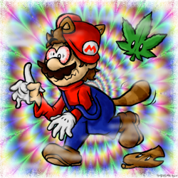 Wrong leaf, Mario.... by BoxBird on DeviantArt