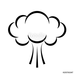 Puff smoke cloud icon
