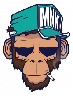 T-shirt Gorilla Hoodie Monkey Art - Smoking a bad monkey 564*736 ...