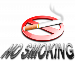 Clipart - No Smoking (3D)