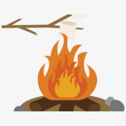 Free Stock Smores Clipart Free - Campfire With Marshmallows ...