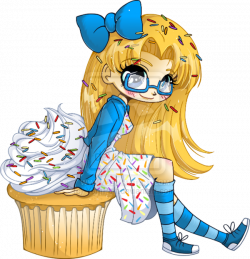 Very Vanilla Cupcake Girl by YamPuff.deviantart.com on @deviantART ...