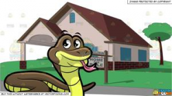 A Snake Slithering Around and A Charming House And Lot That Is Up For Sale