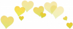 yellow hearts filter selfie Snapchat snapchat crown...