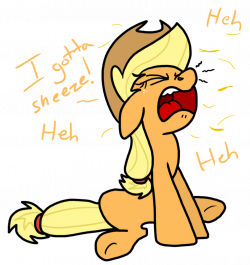 Hay! I'm Gonna Sneeze! by PSFForum on DeviantArt