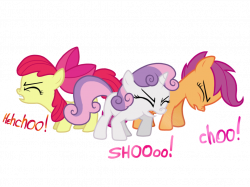 The Sneeze Trio! by ProPonyPal on DeviantArt