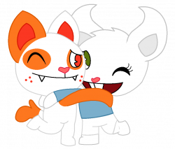 HTF - Lovely and Snowball.. HUGS!! by Child-of-Sun-Flowers on DeviantArt