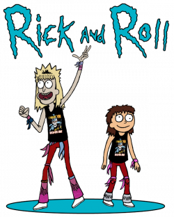 Rick and Morty as classic tag team The Rock and Roll Express ...