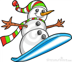Snowboarders Feet Clipart