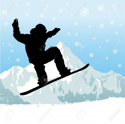 18+ Snowboarding Clipart | ClipartLook