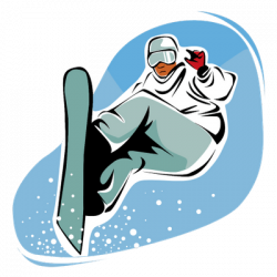 Sports Man Snowboarding Clipart transparent PNG - StickPNG