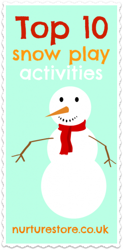 Snow many ways to play and learn | Snow, Activities and Plays